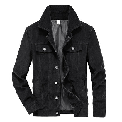 Dunne corduroy jas voor heren