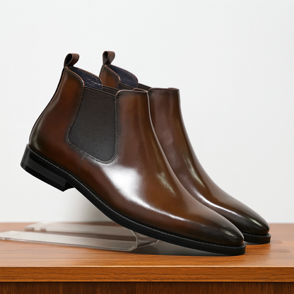 Echt leren chelsea boots