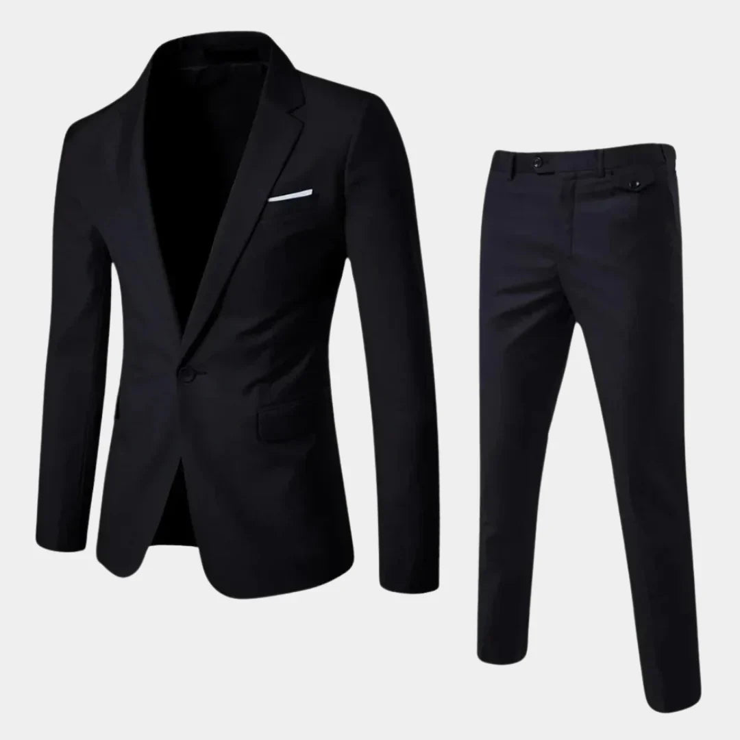 Elegant herenpak met blazer en pantalon