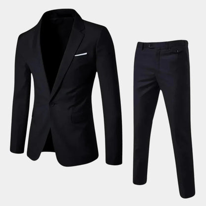 Elegant herenpak met blazer en pantalon