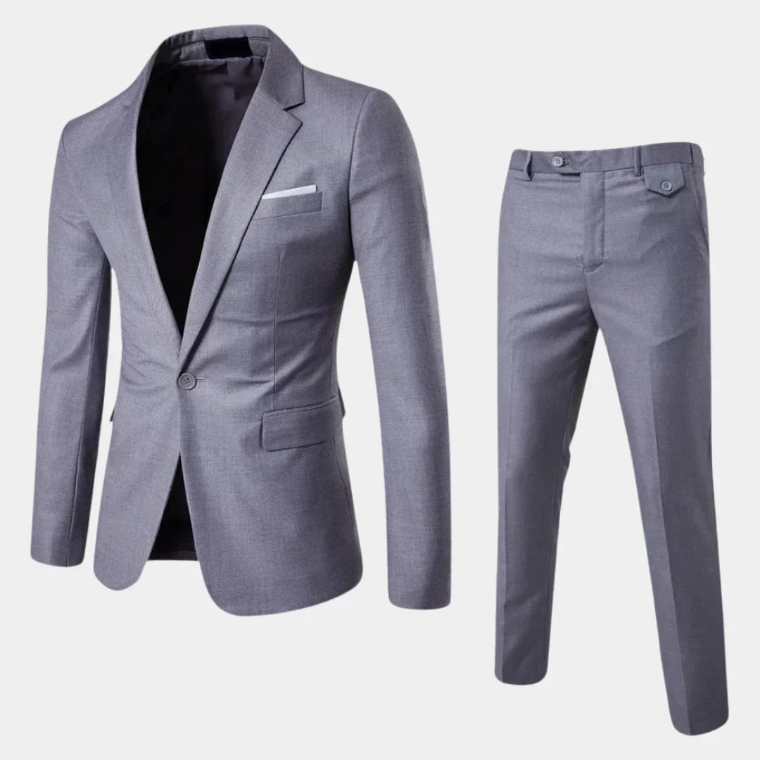 Elegant herenpak met blazer en pantalon