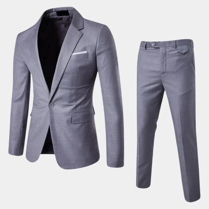 Elegant herenpak met blazer en pantalon