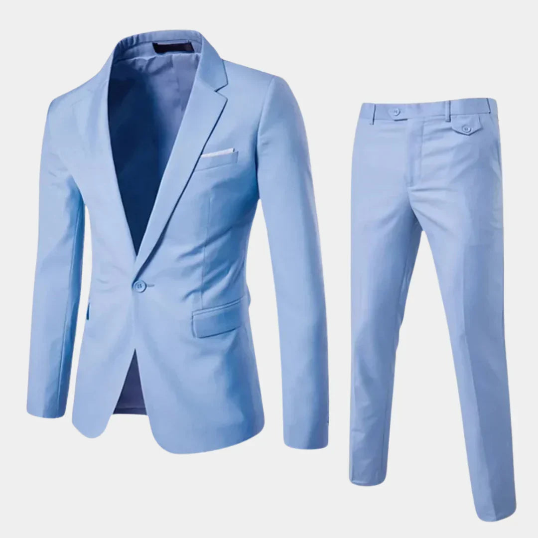 Elegant herenpak met blazer en pantalon