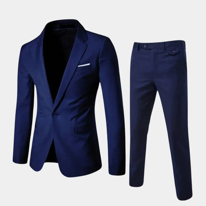 Elegant herenpak met blazer en pantalon