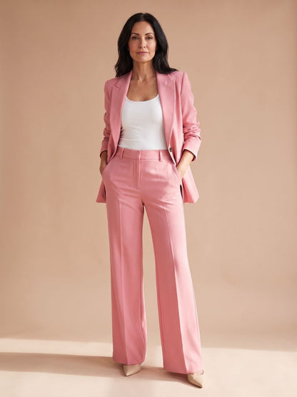 Elegant tweedelig damesbroekpak met blazer