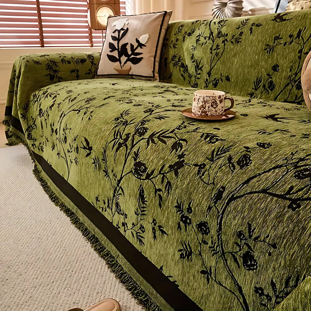 Elegante Chenille Bankhoes