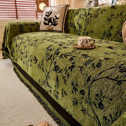 Elegante Chenille Bankhoes