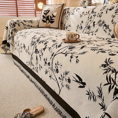Elegante Chenille Bankhoes