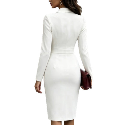 Elegante en moderne dameswikkeljurk