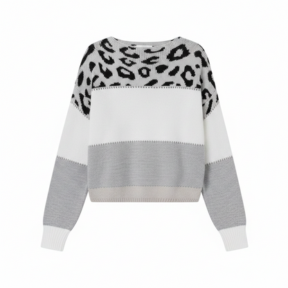 Elegante gebreide damestrui met V-hals – Fijngebreide pullover