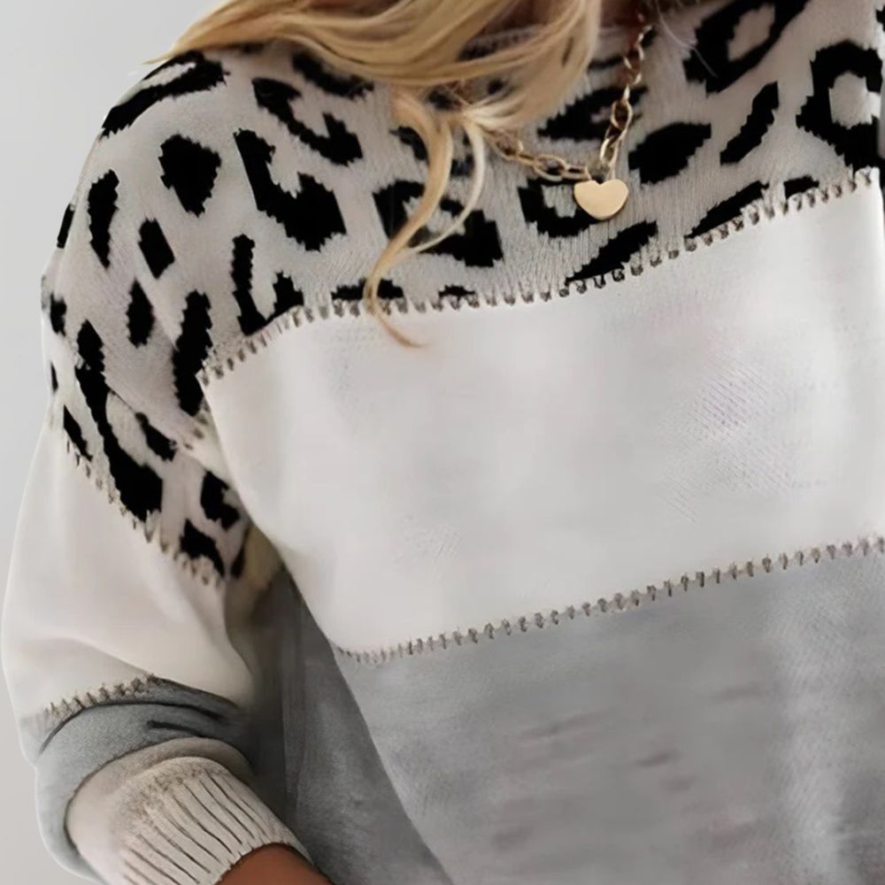 Elegante gebreide damestrui met V-hals – Fijngebreide pullover