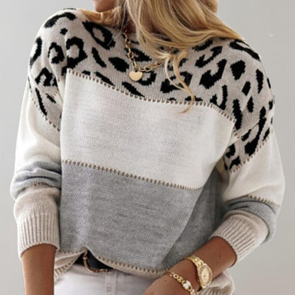 Elegante gebreide damestrui met V-hals – Fijngebreide pullover