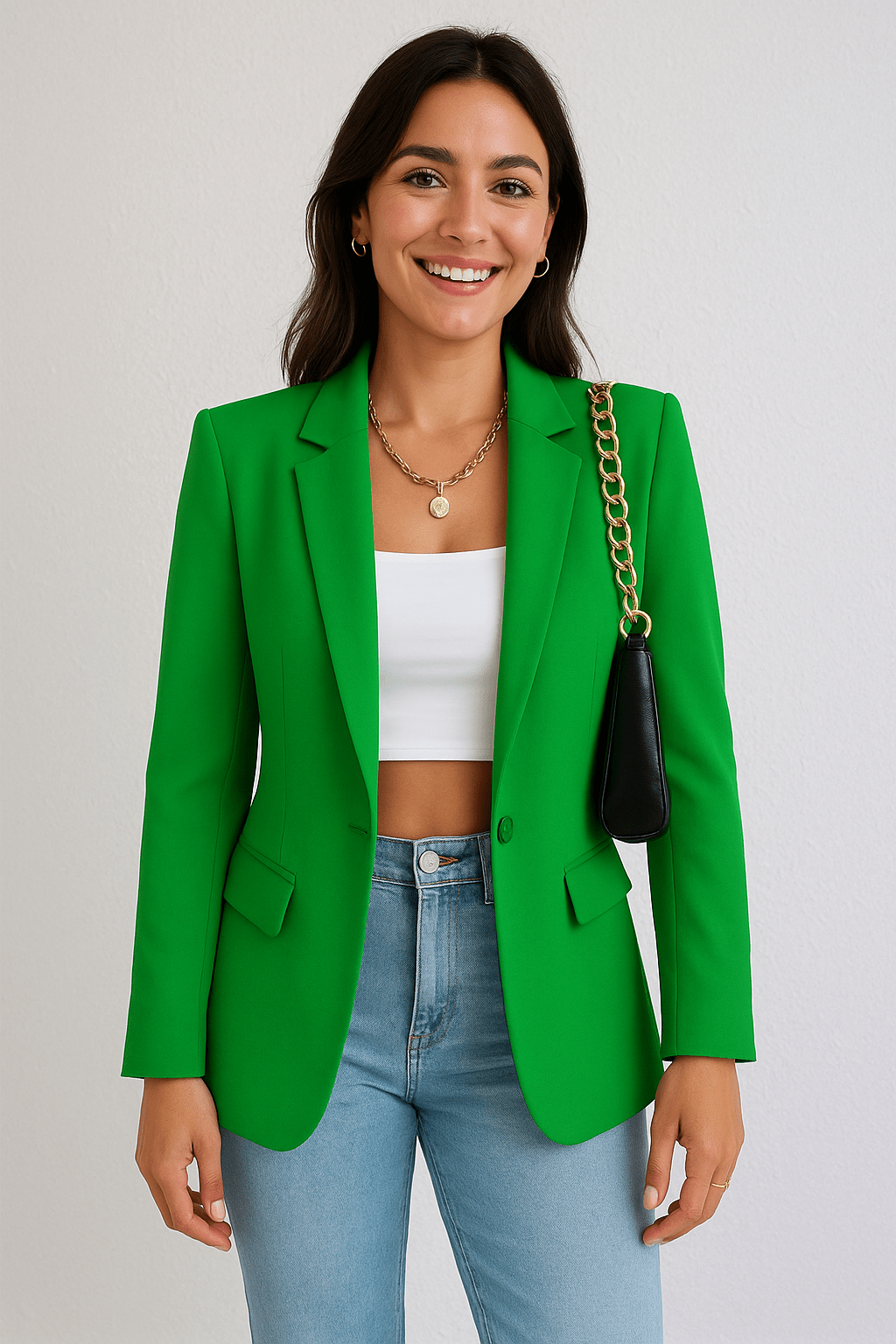 Elegante klassieke blazer voor kantoor en dagelijks gebruik