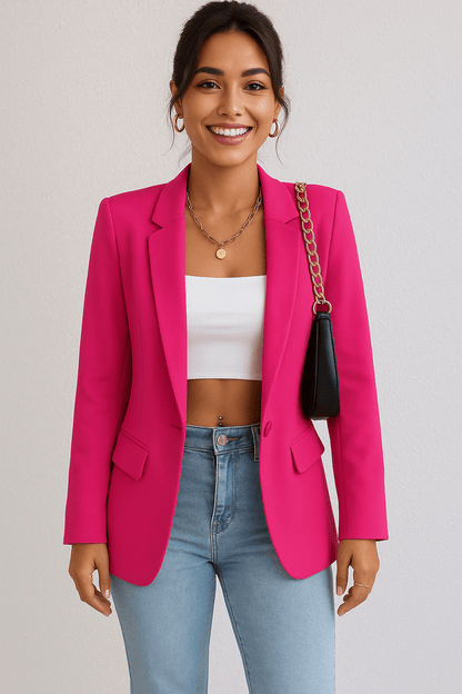 Elegante klassieke blazer voor kantoor en dagelijks gebruik