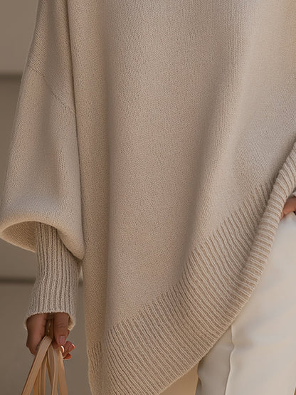 Elegante trui met asymmetrische zoom