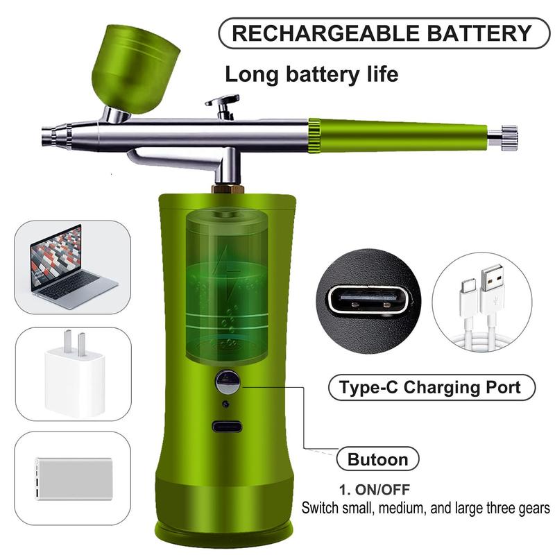Elektrische airbrushset met compressor