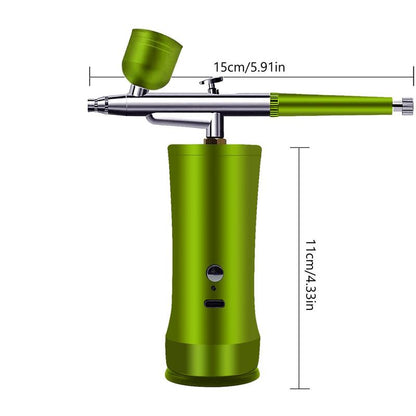 Elektrische airbrushset met compressor
