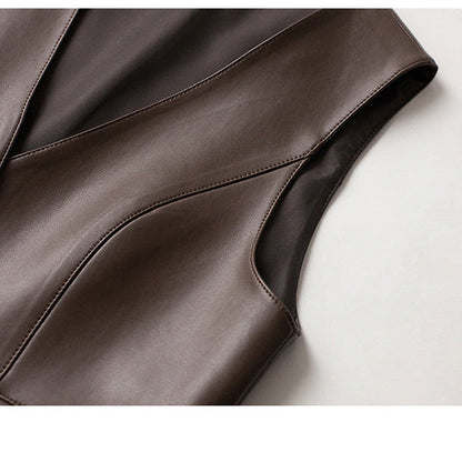Image of Elin | Dames Mouwloos Vest met Knopen