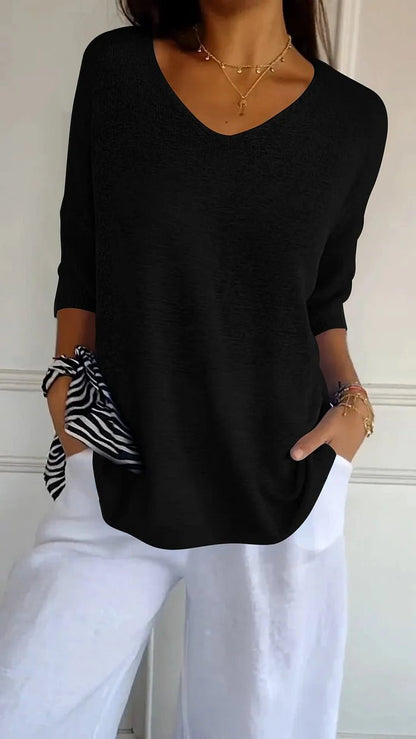 Image of Eline | Dames Losvallende Pullover Top