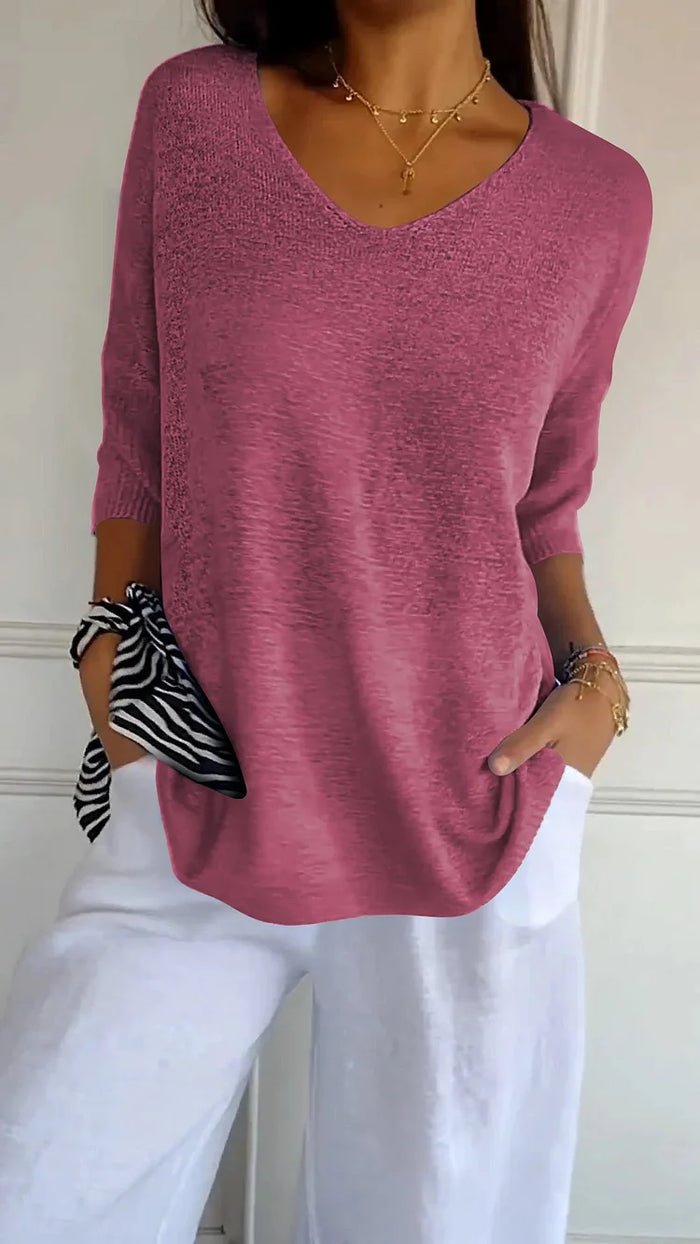 Image of Eline | Dames Losvallende Pullover Top