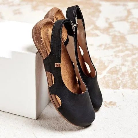 Image of Ella | Dames Slingback Sandalen met Gesloten Teen