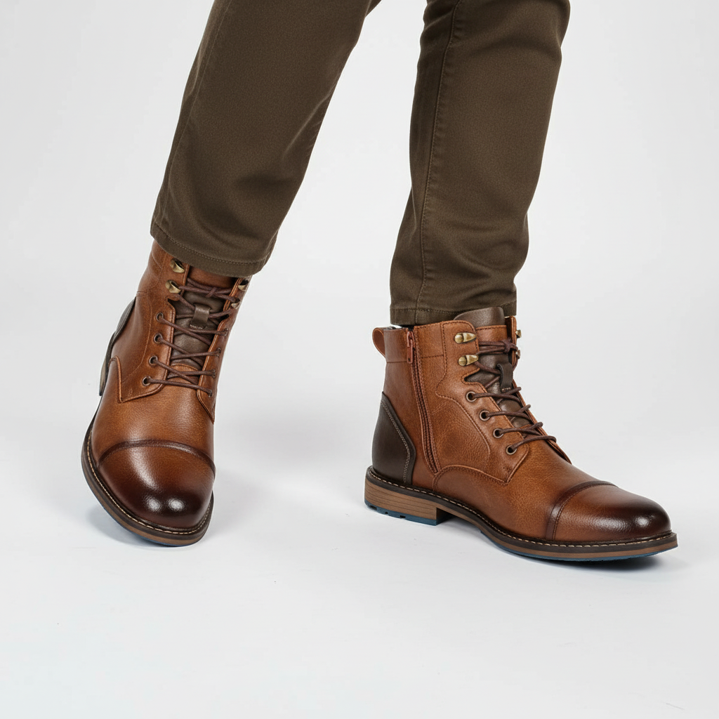 Enkellaarzen in vintagestijl - Jeremy