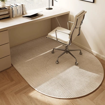 Ergonomische bureaustoelmat van tapijt