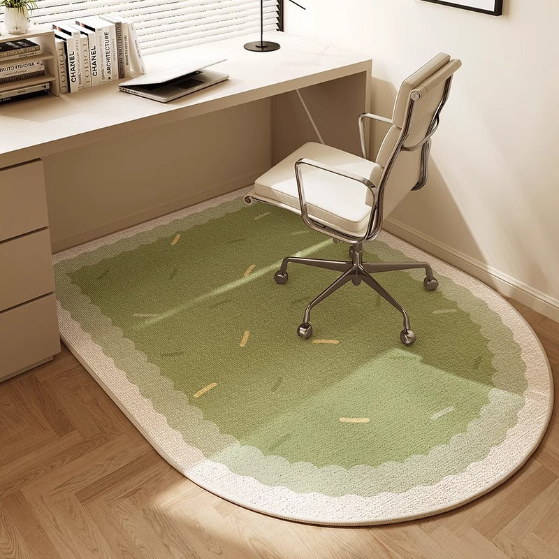 Ergonomische bureaustoelmat van tapijt