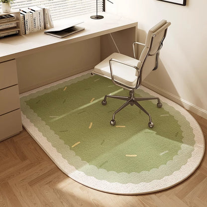 Ergonomische bureaustoelmat van tapijt
