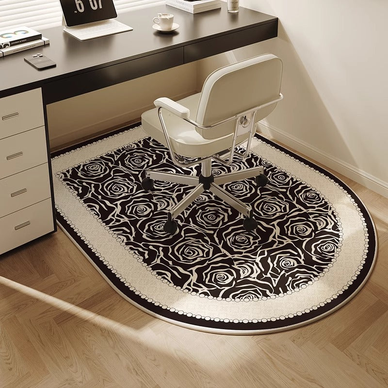 Ergonomische bureaustoelmat van tapijt