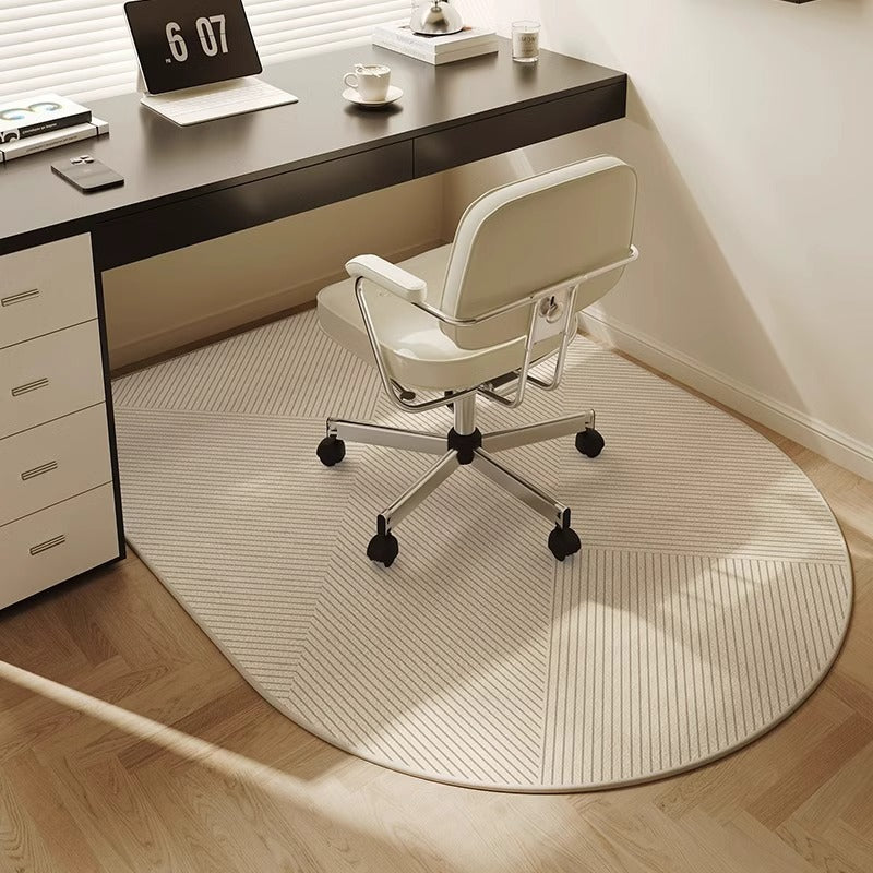 Ergonomische bureaustoelmat van tapijt