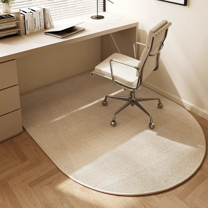 Ergonomische bureaustoelmat van tapijt