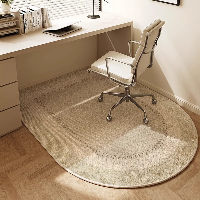 Ergonomische bureaustoelmat van tapijt