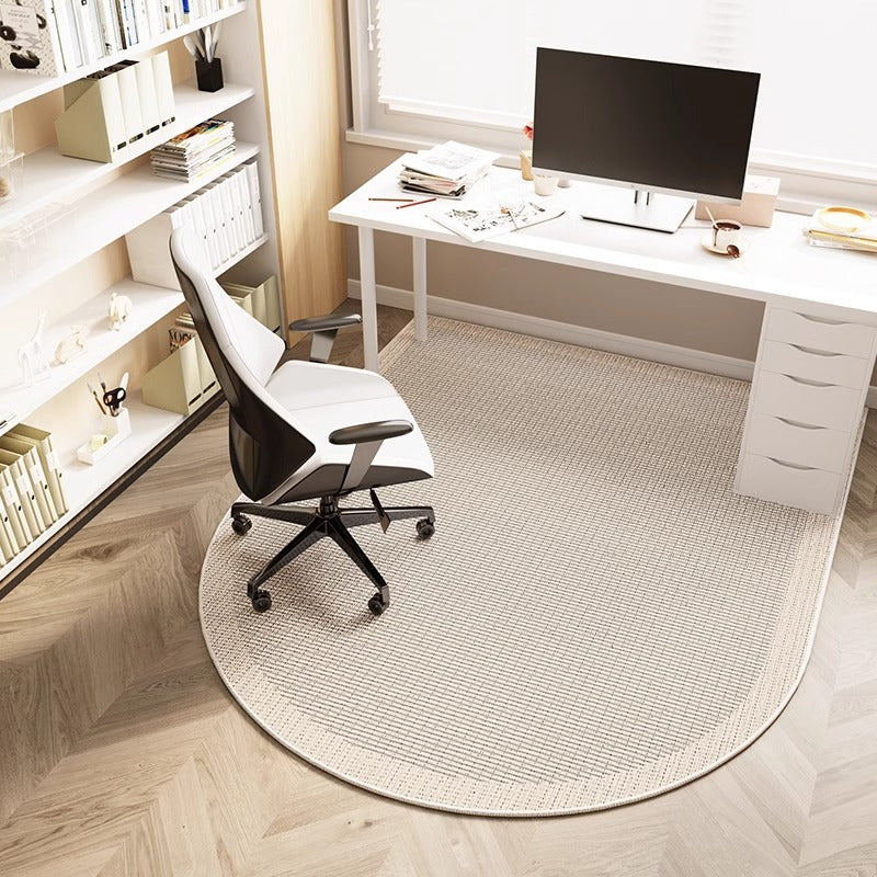 Ergonomische bureaustoelmat van tapijt