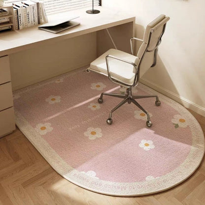 Ergonomische bureaustoelmat van tapijt