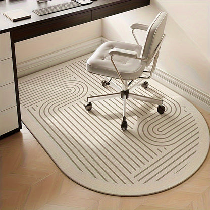 Ergonomische bureaustoelmat van tapijt