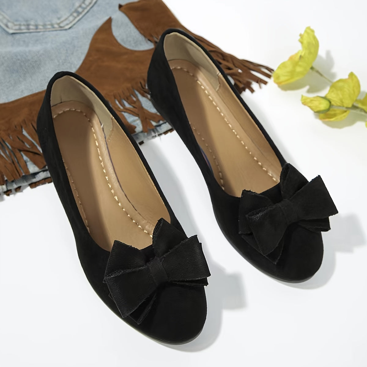 Image of Esmee | Dames Slip-On Wedge Ballerina's