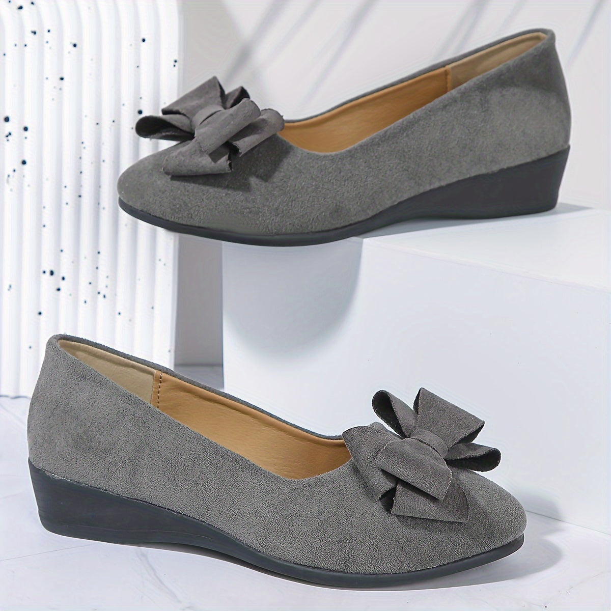 Image of Esmee | Dames Slip-On Wedge Ballerina's