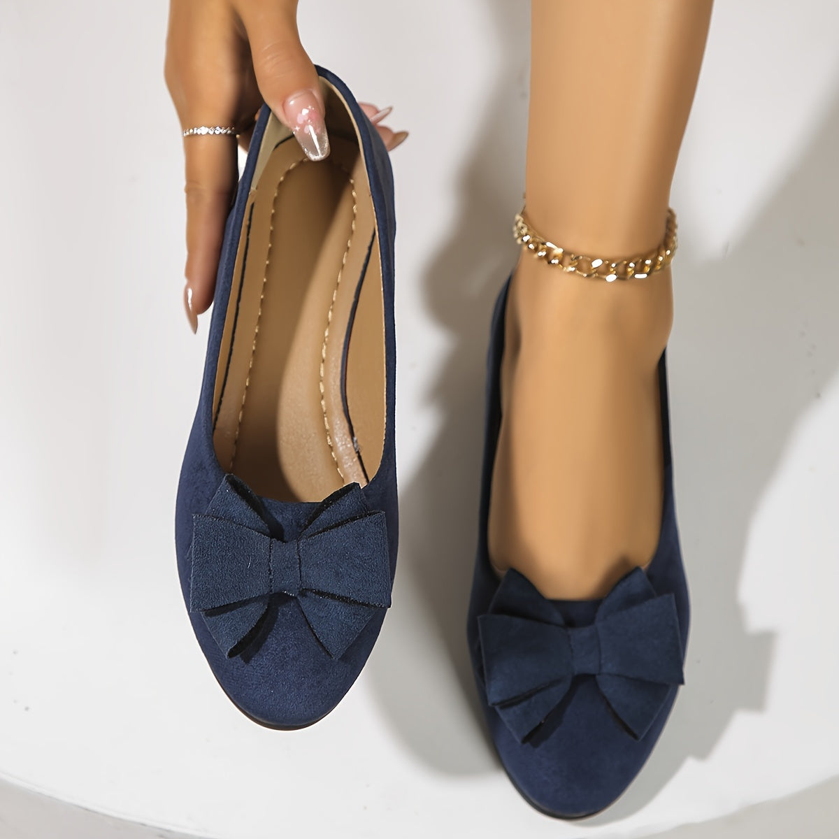 Image of Esmee | Dames Slip-On Wedge Ballerina's