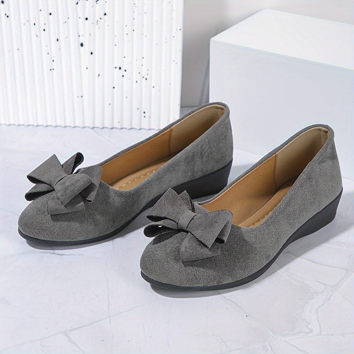 Image of Esmee | Dames Slip-On Wedge Ballerina's