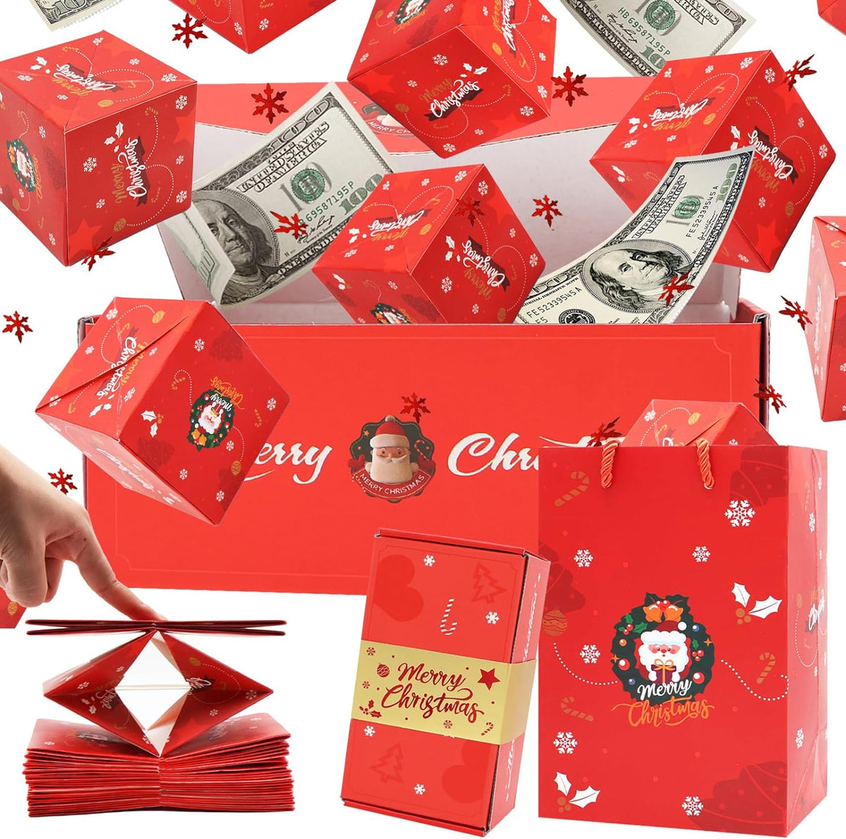 Explosie cadeaudoos voor geld