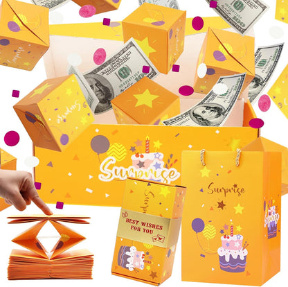 Explosie cadeaudoos voor geld