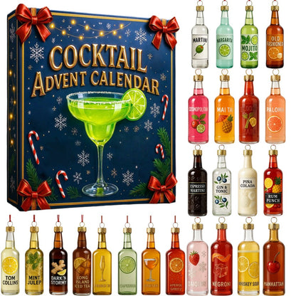 Feestelijke cocktailadventskalender – aftellen met een drankje
