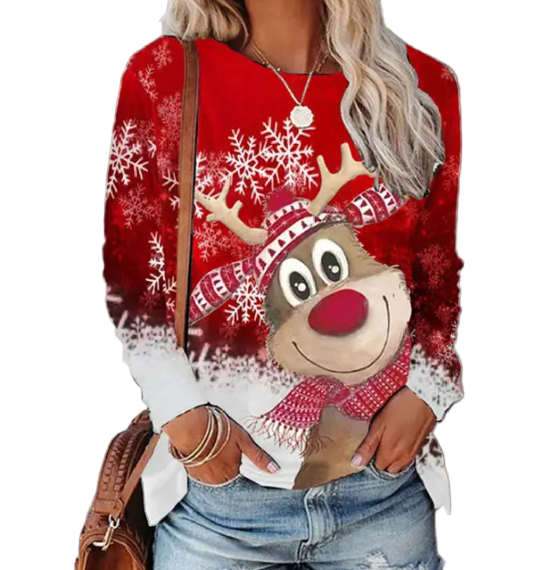 Feestelijke kersttrui voor dames