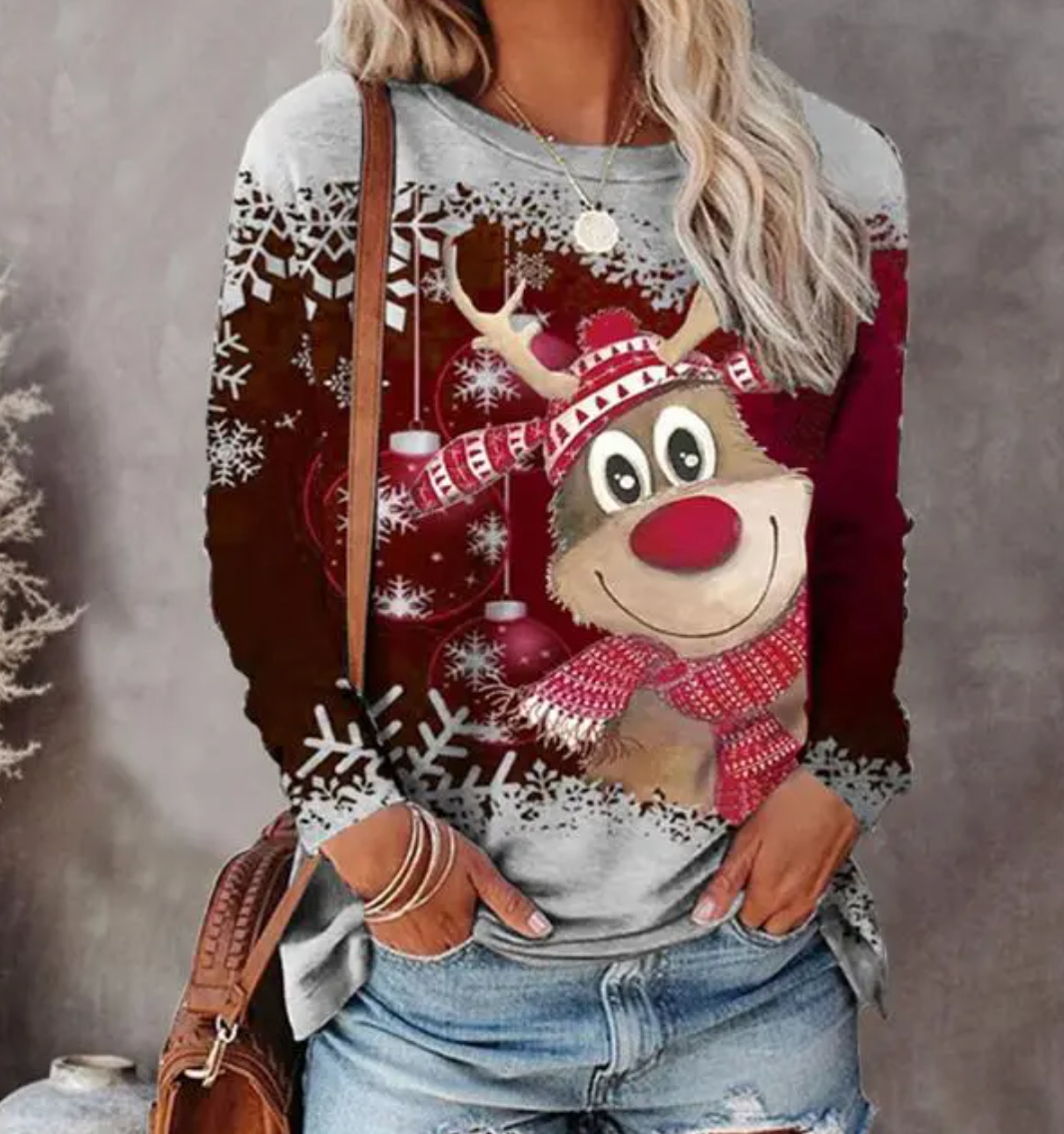 Feestelijke kersttrui voor dames