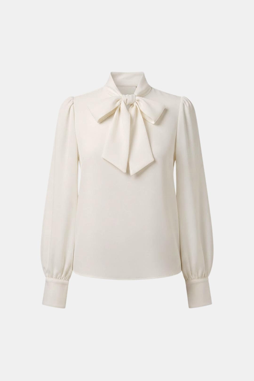 Image of Fenna | Dames Lange Mouw Blouse met Strik