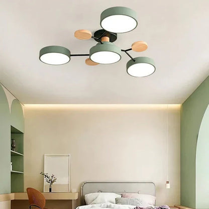 Flexibele led-plafondlamp met verstelbare armen en dimfunctie
