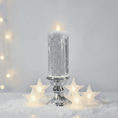 Flikkerende led-kerstkaars voor een warme feestelijke decoratie