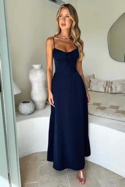 Image of Frances | Dames Mouwloze A-lijn Maxi Jurk