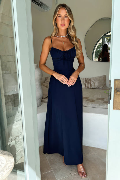 Image of Frances | Dames Mouwloze A-lijn Maxi Jurk